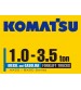 Xe nâng dầu Komatsu 1.5 tấn ~ 3.5 tấn. Model FD15T-21, FD18T-21, FD20T-17, FD25T-17, FD30T-17, FD35AT-17